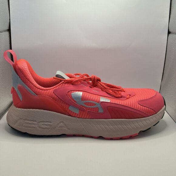 Under Armour HOVR Mega 2 MVMNT Mens 12 Pink Shock Running Sneakers 3026629-603 main image 6